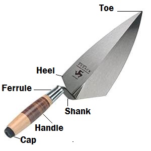 bricklaying trowel sizes